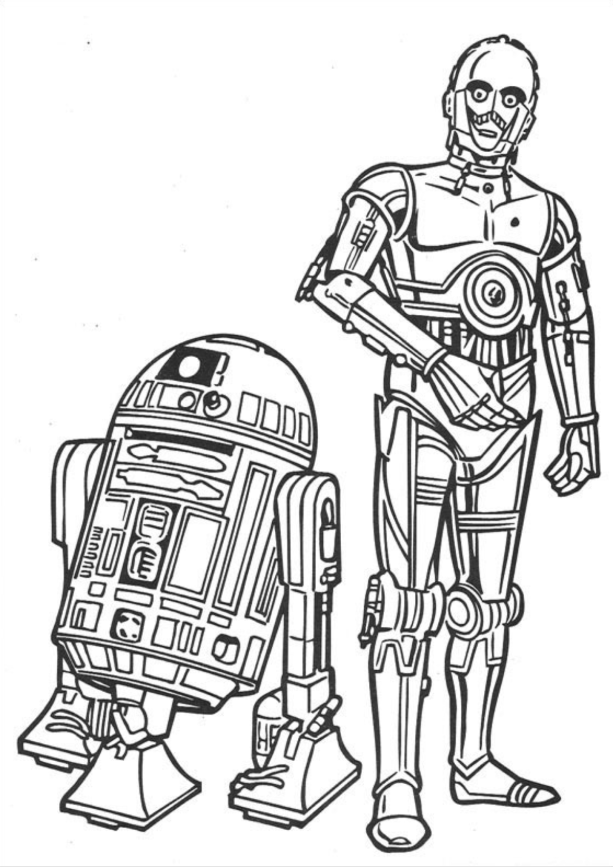 Desenho para Colorir Star Wars