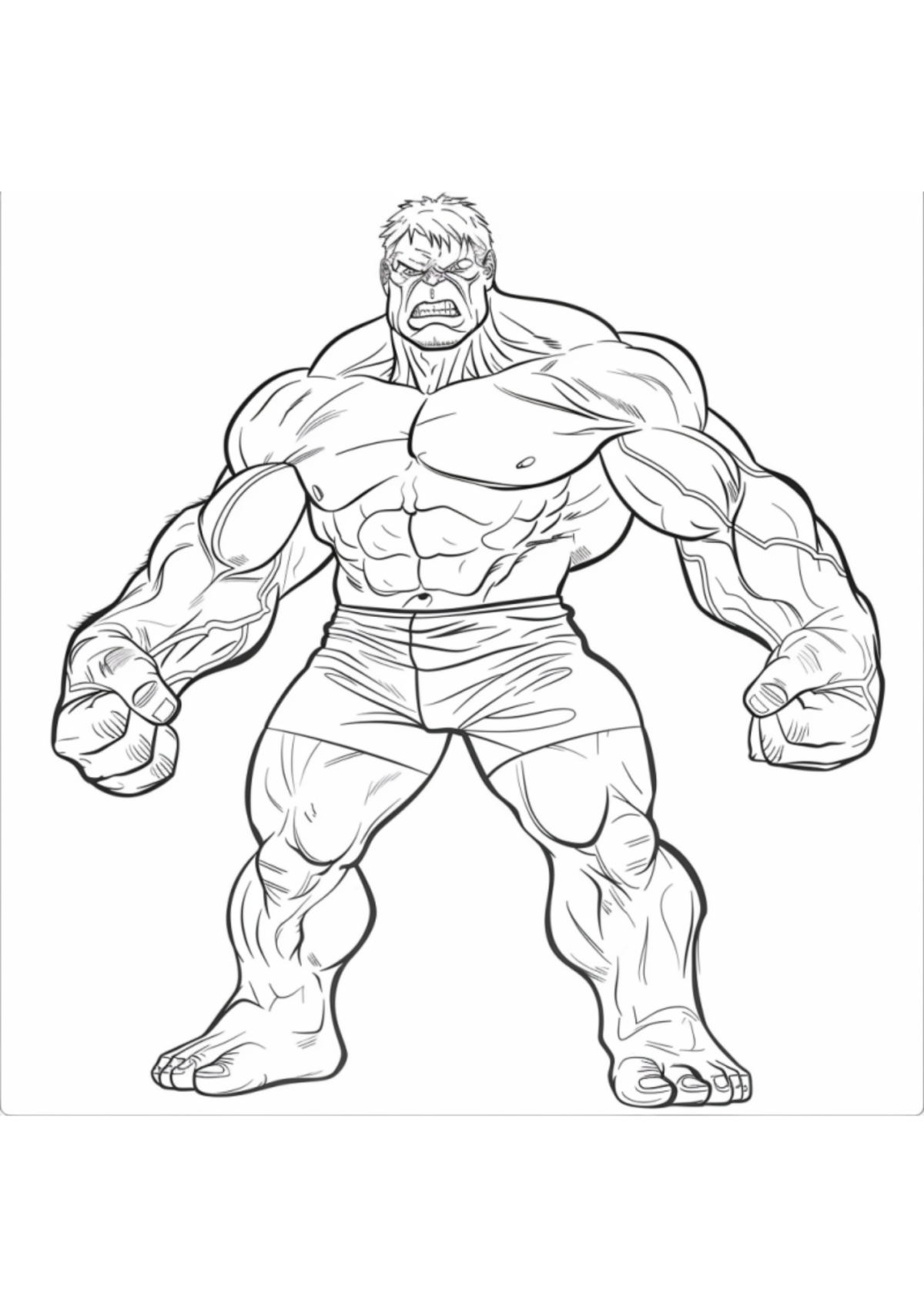 Desenho para Colorir Super Heróis