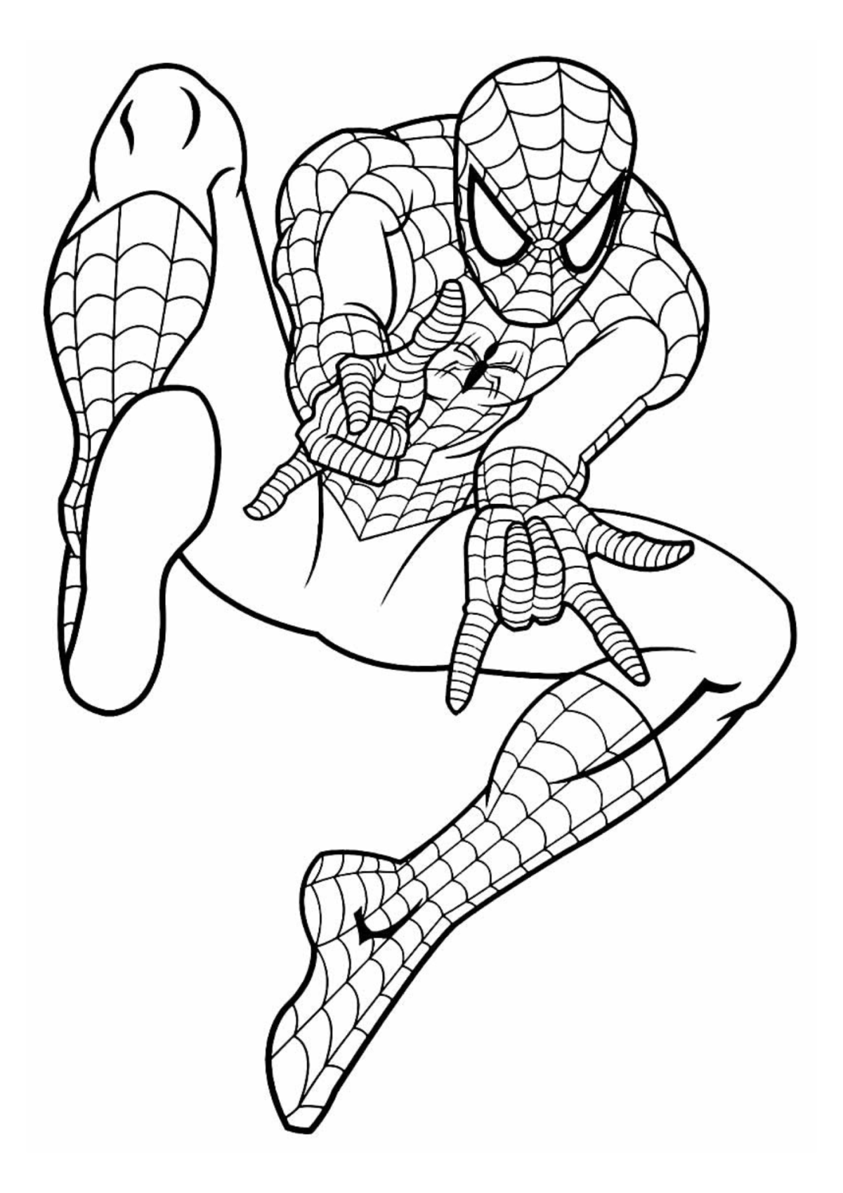 Desenho para Colorir Super Heróis