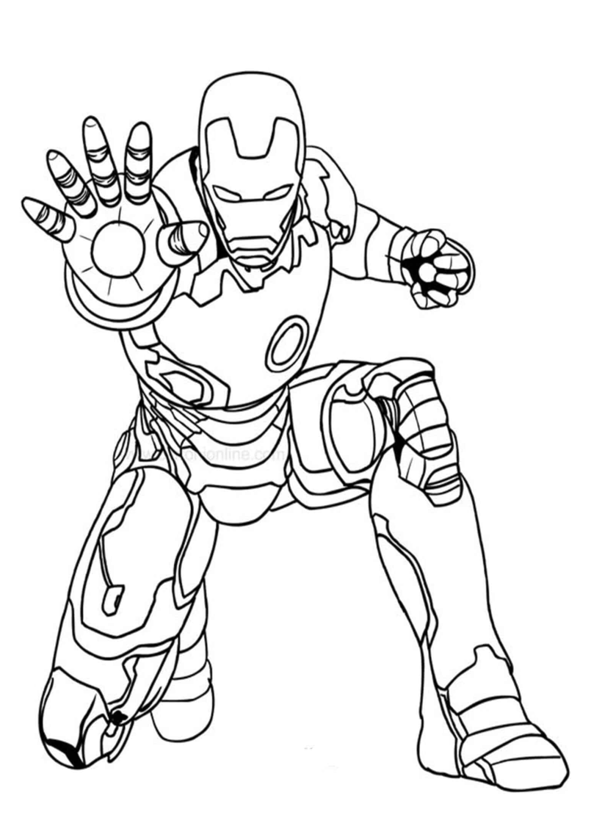 Desenho para Colorir Super Heróis