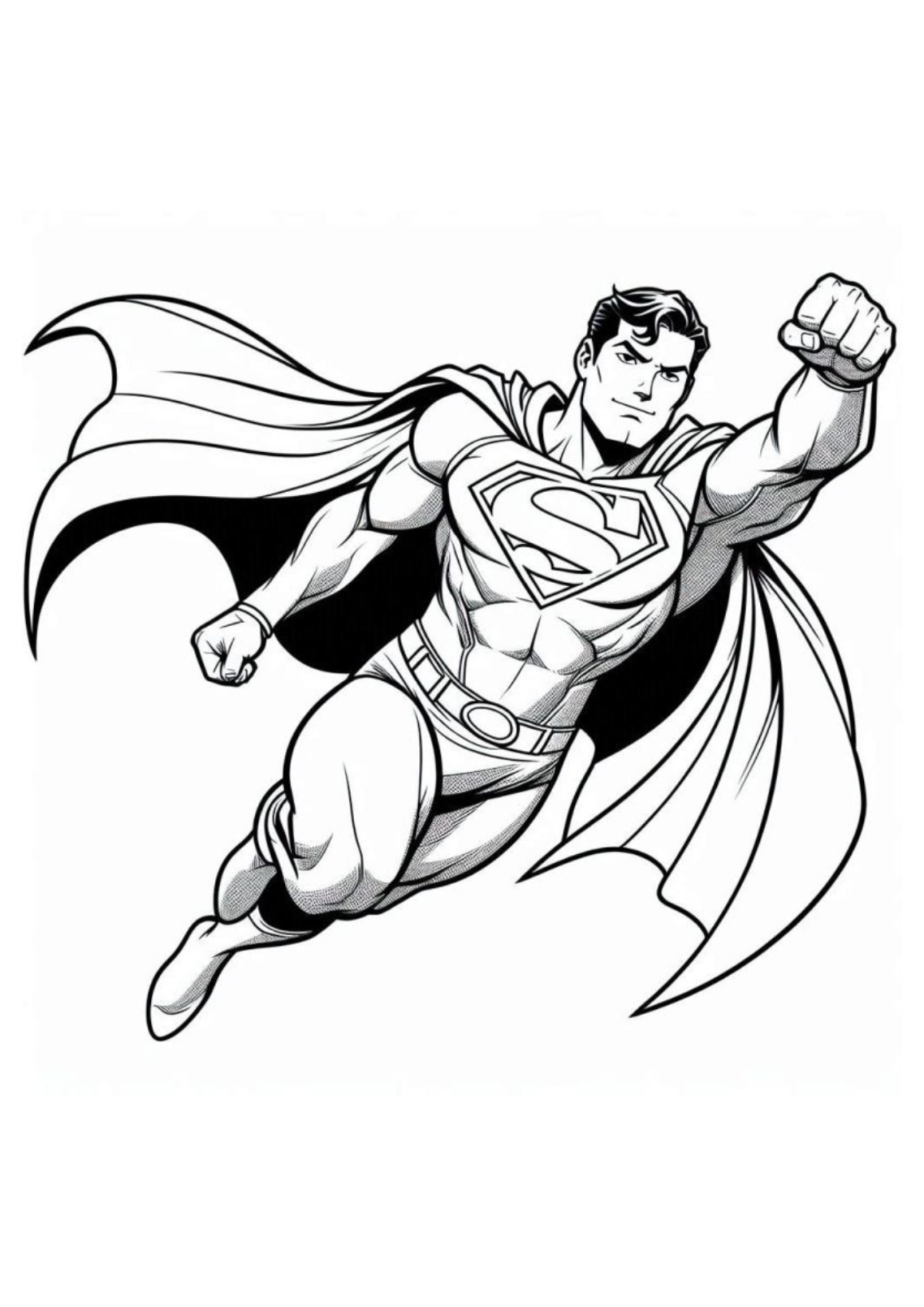 Desenho para Colorir Super Heróis