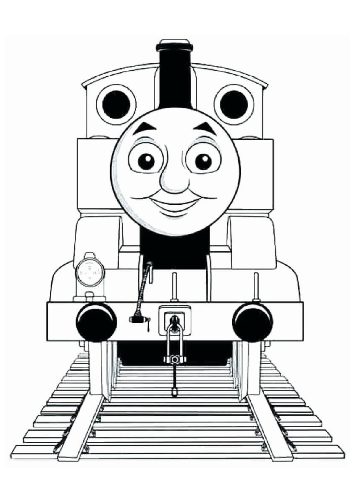 Desenho para Colorir Thomas e seus Amigos