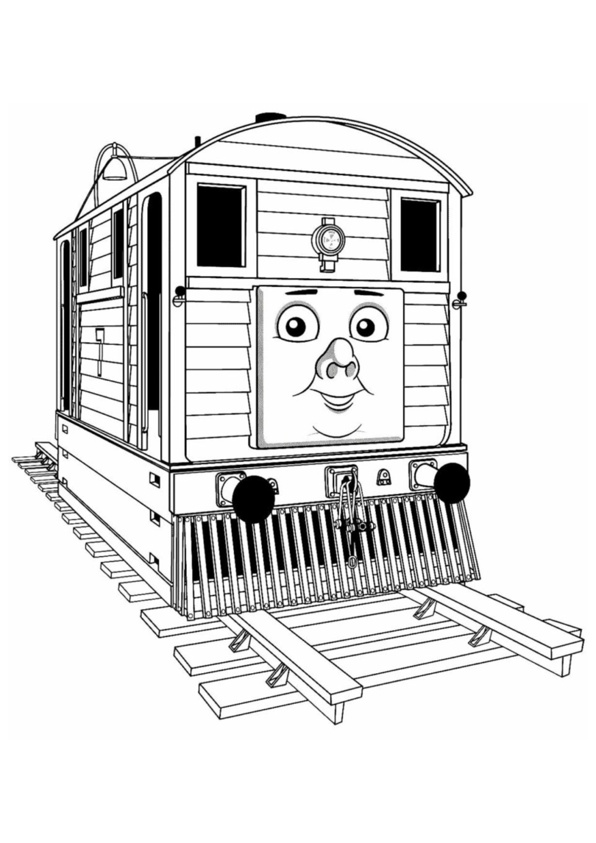 Desenho para Colorir Thomas e seus Amigos