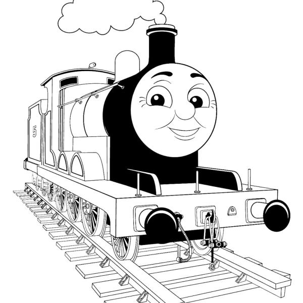 Desenho para Colorir Thomas e seus Amigos