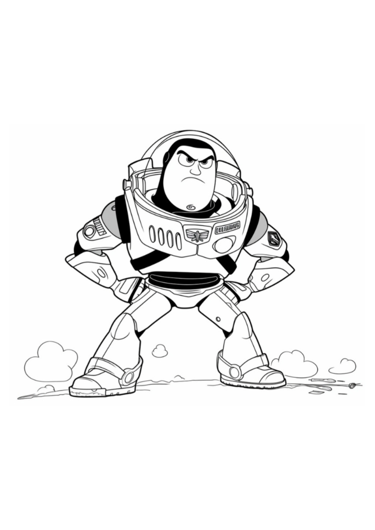 Desenho para Colorir Toy Story