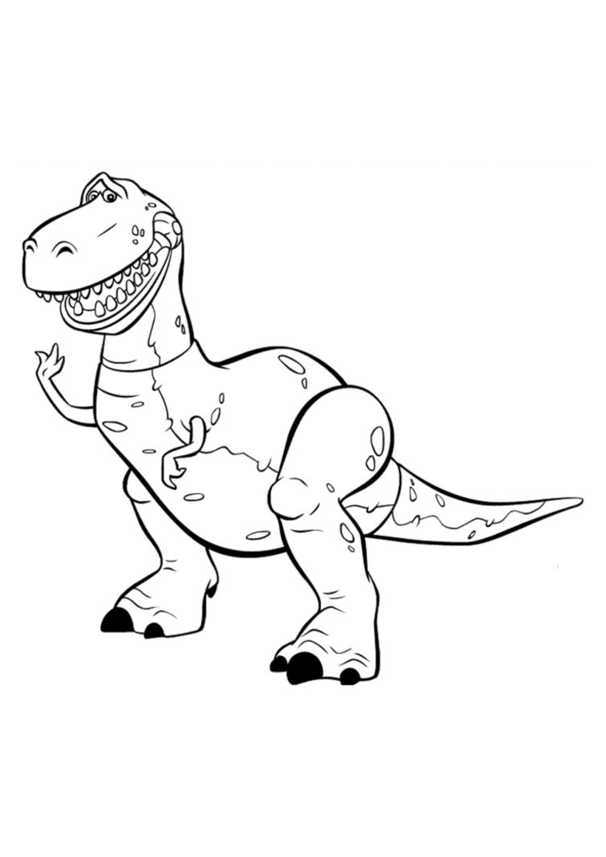 Desenho para Colorir Toy Story