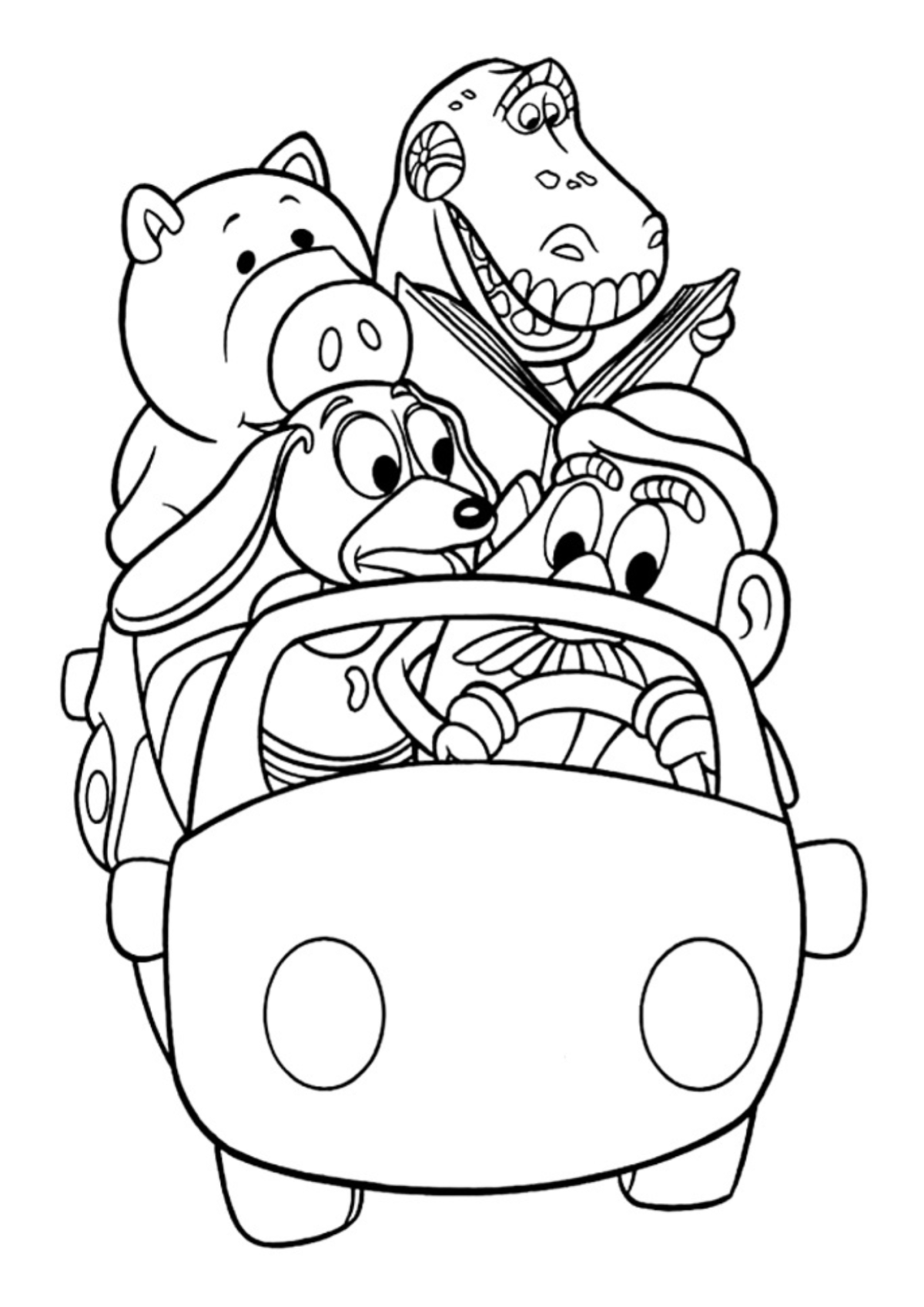 Desenho para Colorir Toy Story
