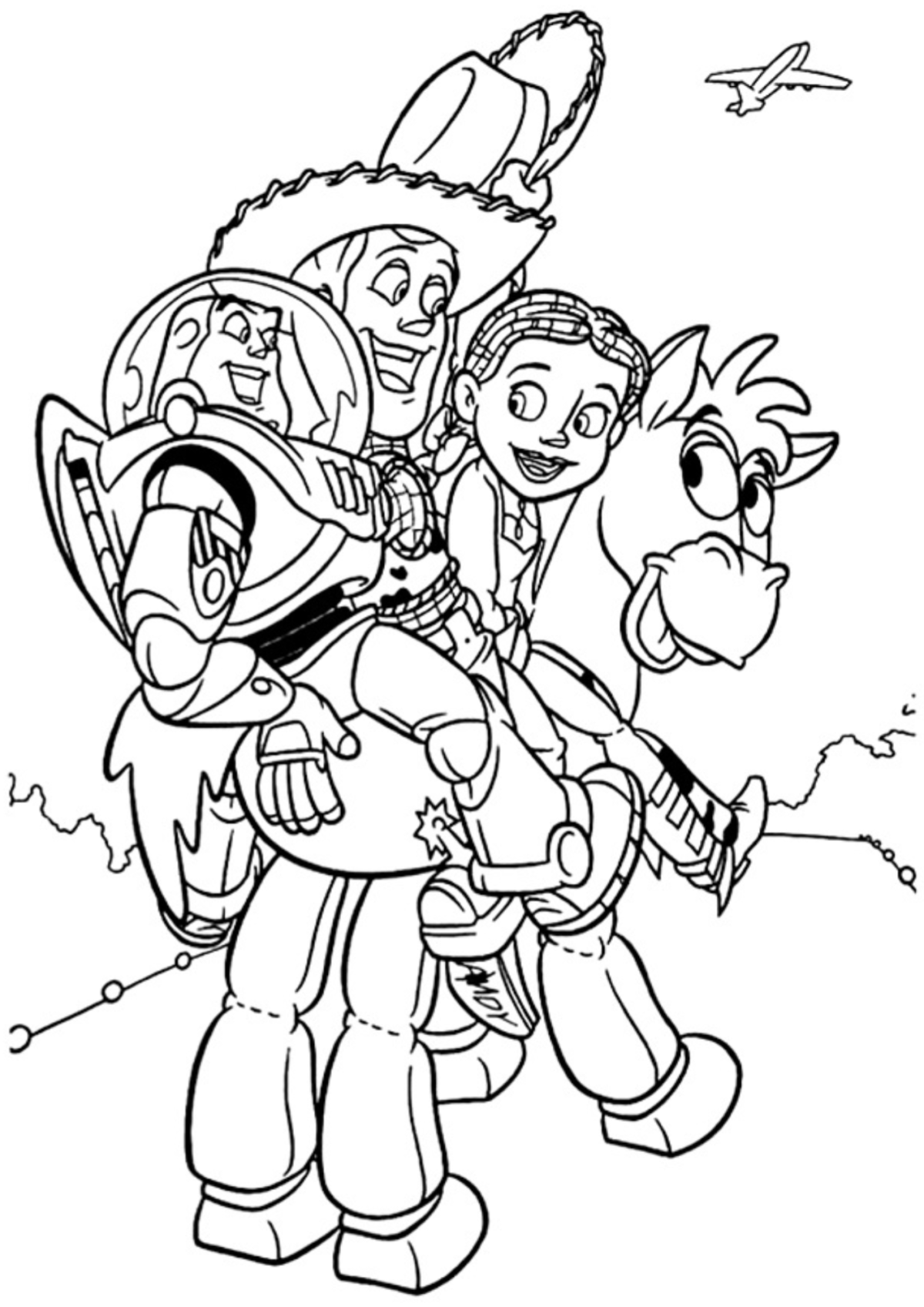 Desenho para Colorir Toy Story
