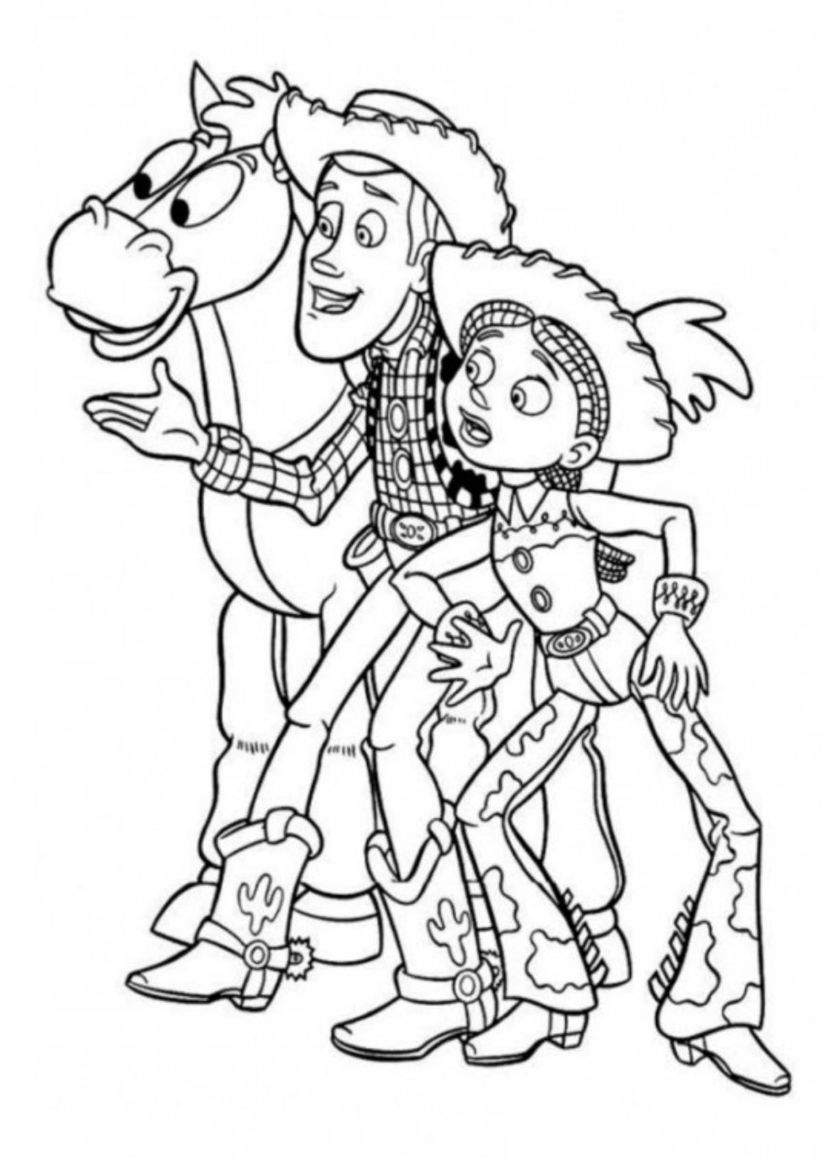 Desenho para Colorir Toy Story