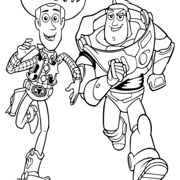 Desenho para Colorir Toy Story