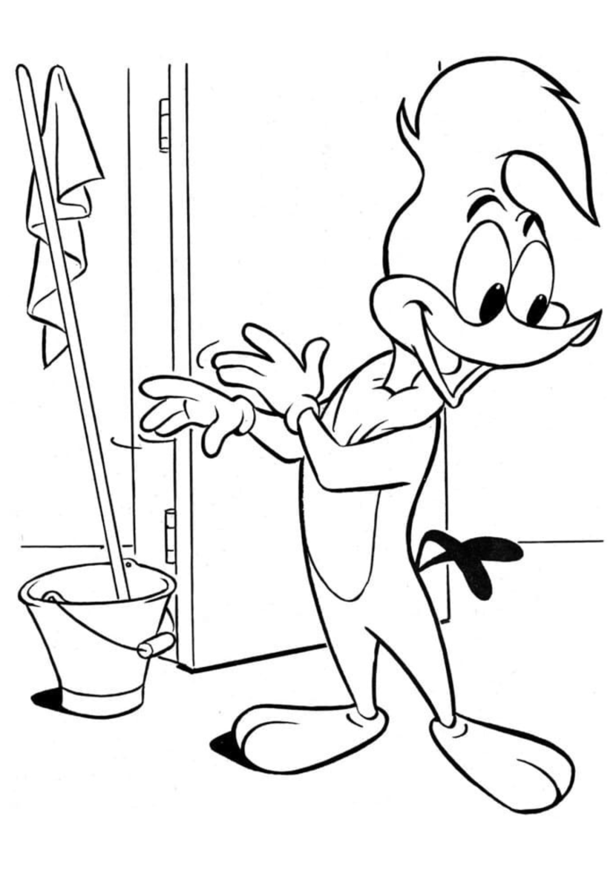Desenhos para Colorir Pica-Pau