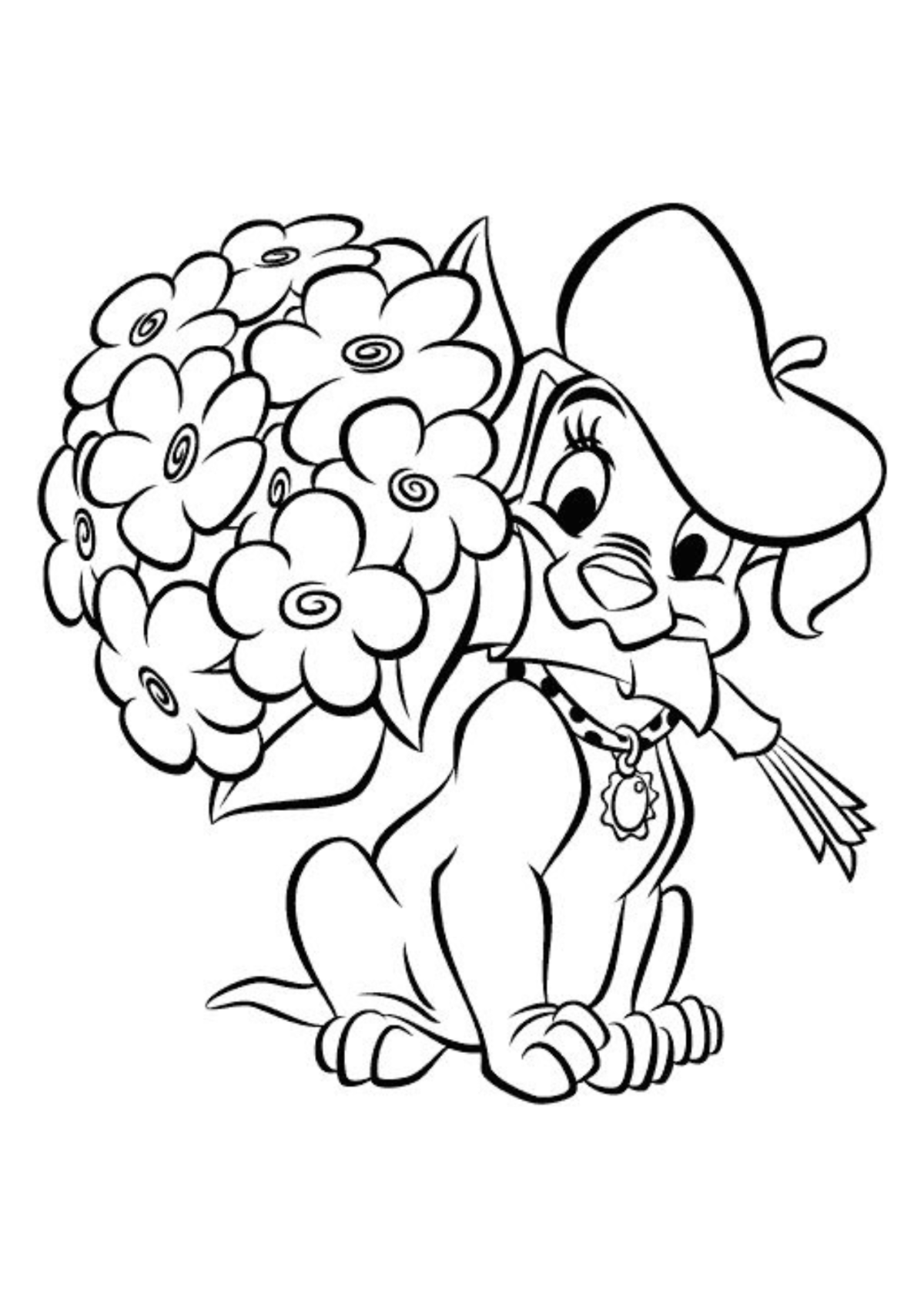 Desenho para Colorir 101 Dálmatas