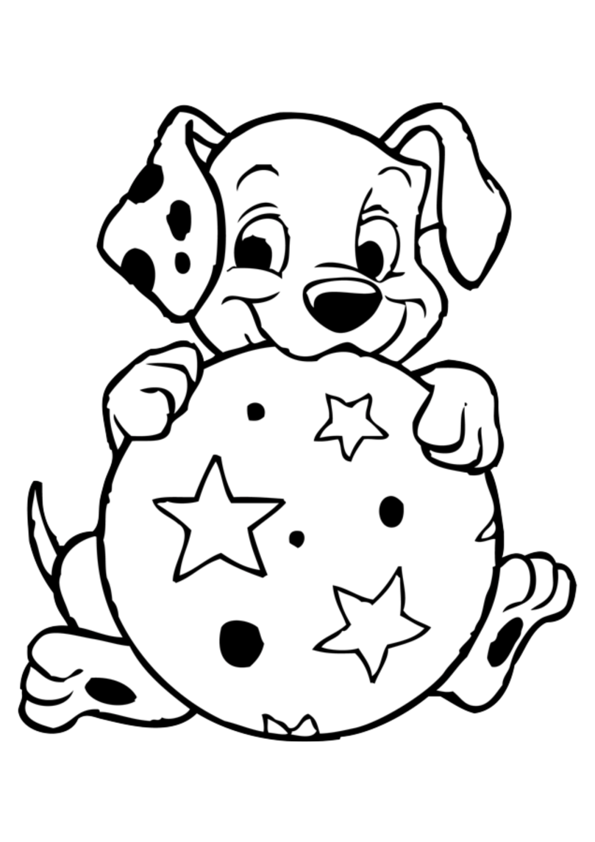 Desenho para Colorir 101 Dálmatas