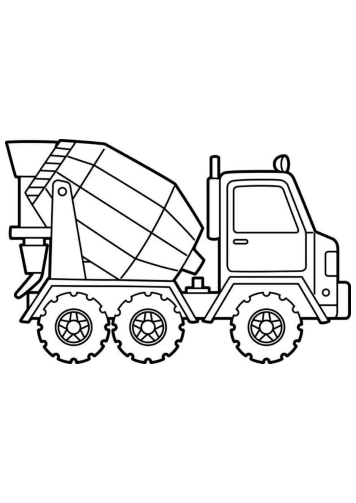 Desenho para Colorir Caminhão