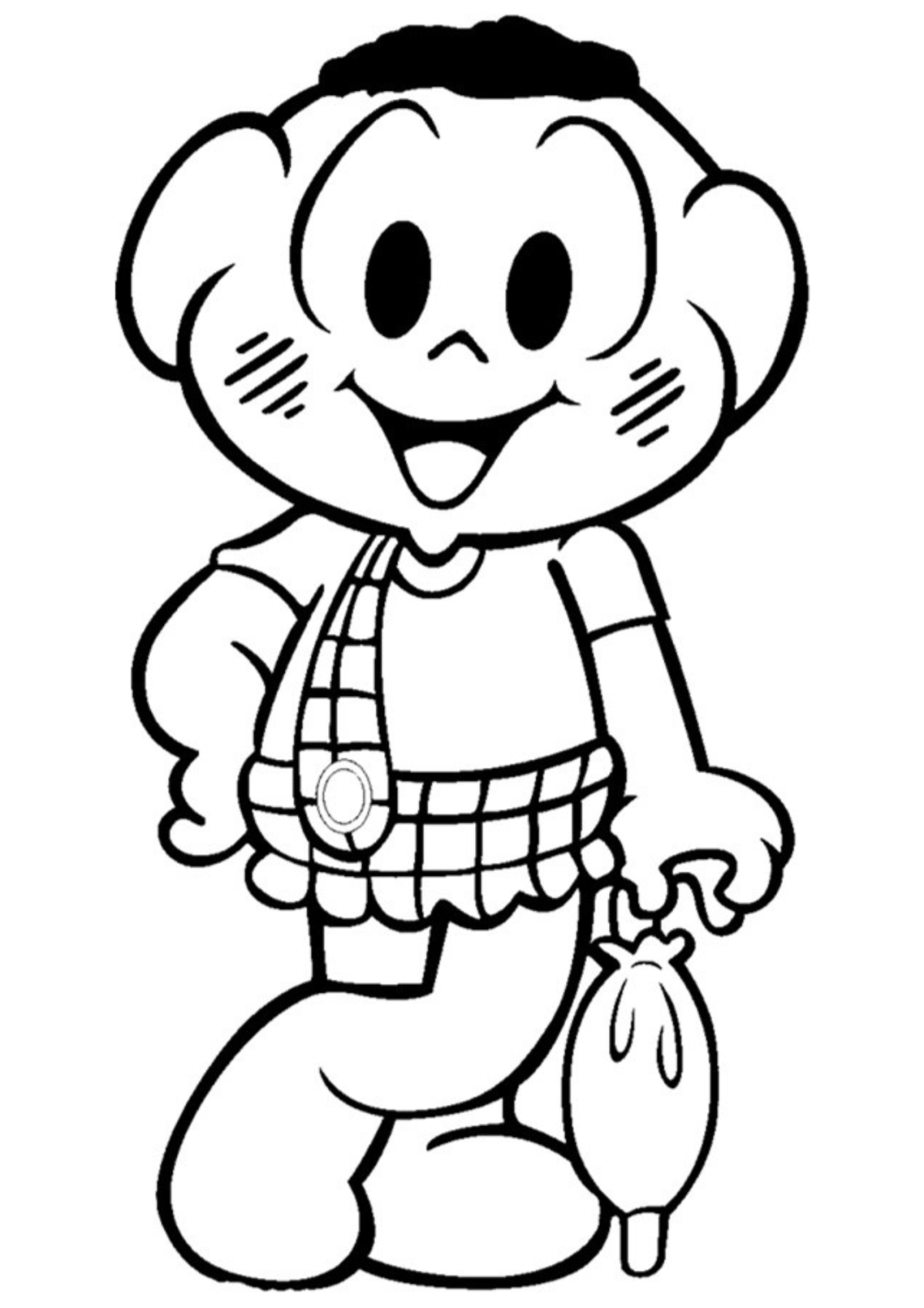 Desenho para Colorir Cascão
