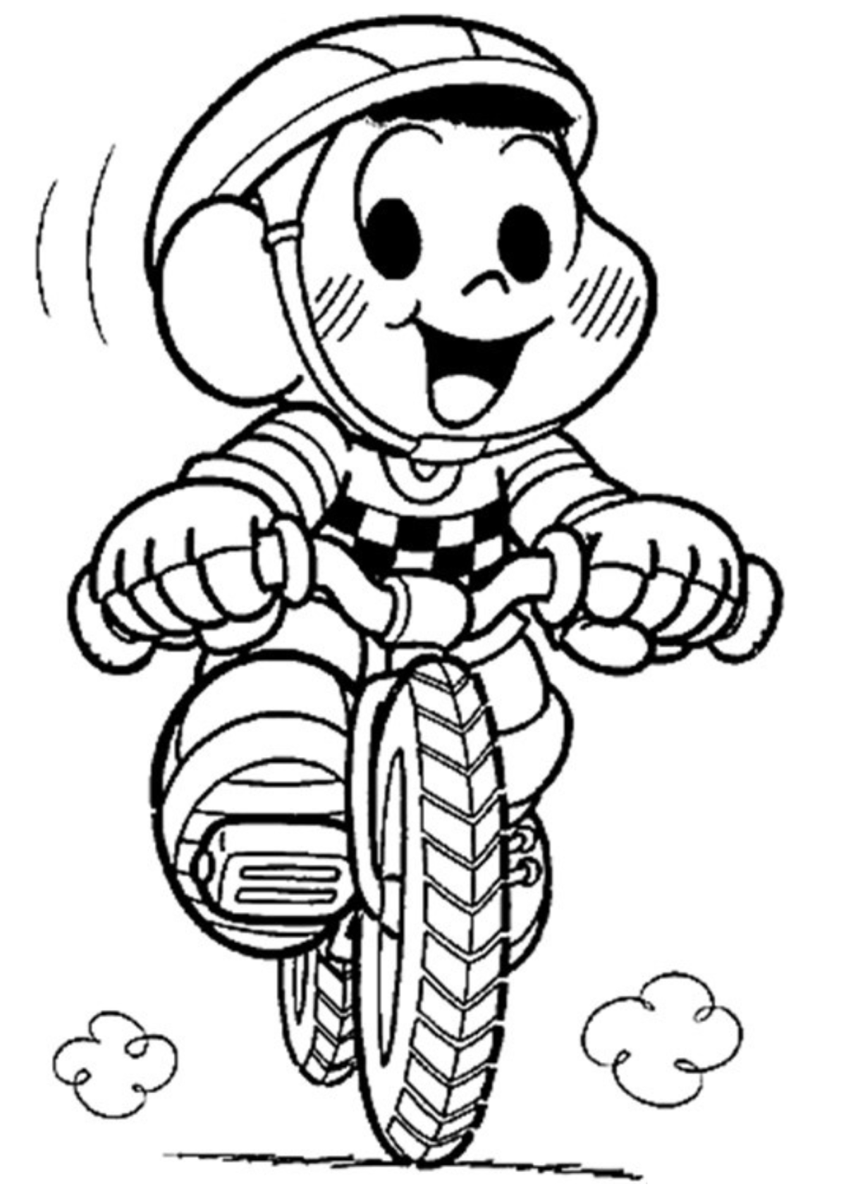 Desenho para Colorir Cascão
