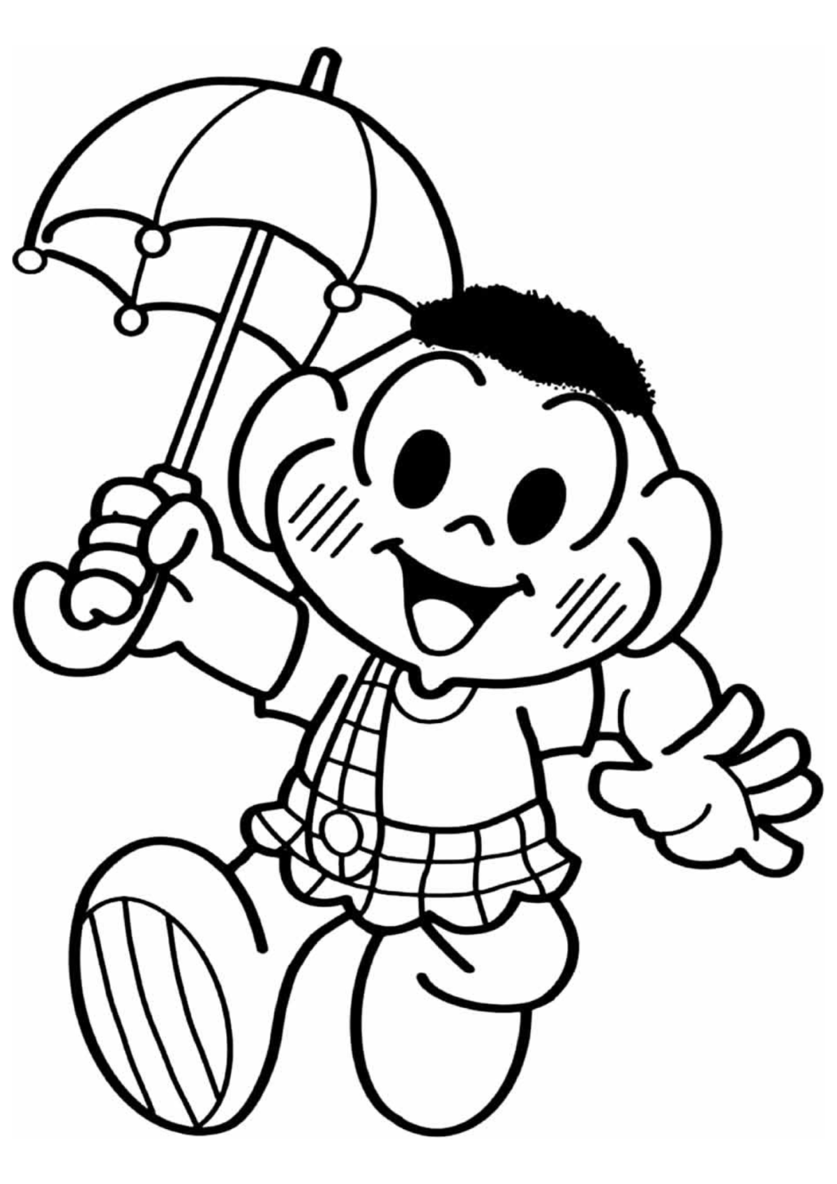 Desenho para Colorir Cascão