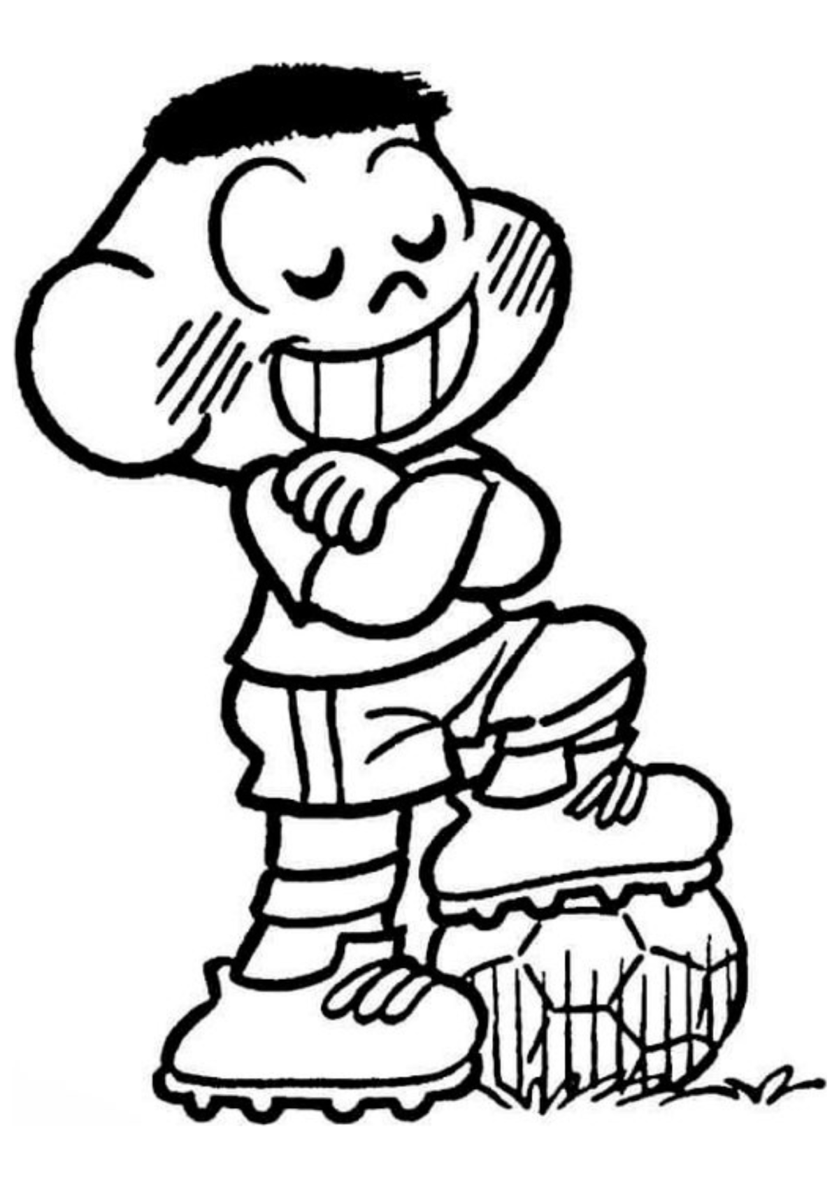 Desenho para Colorir Cascão