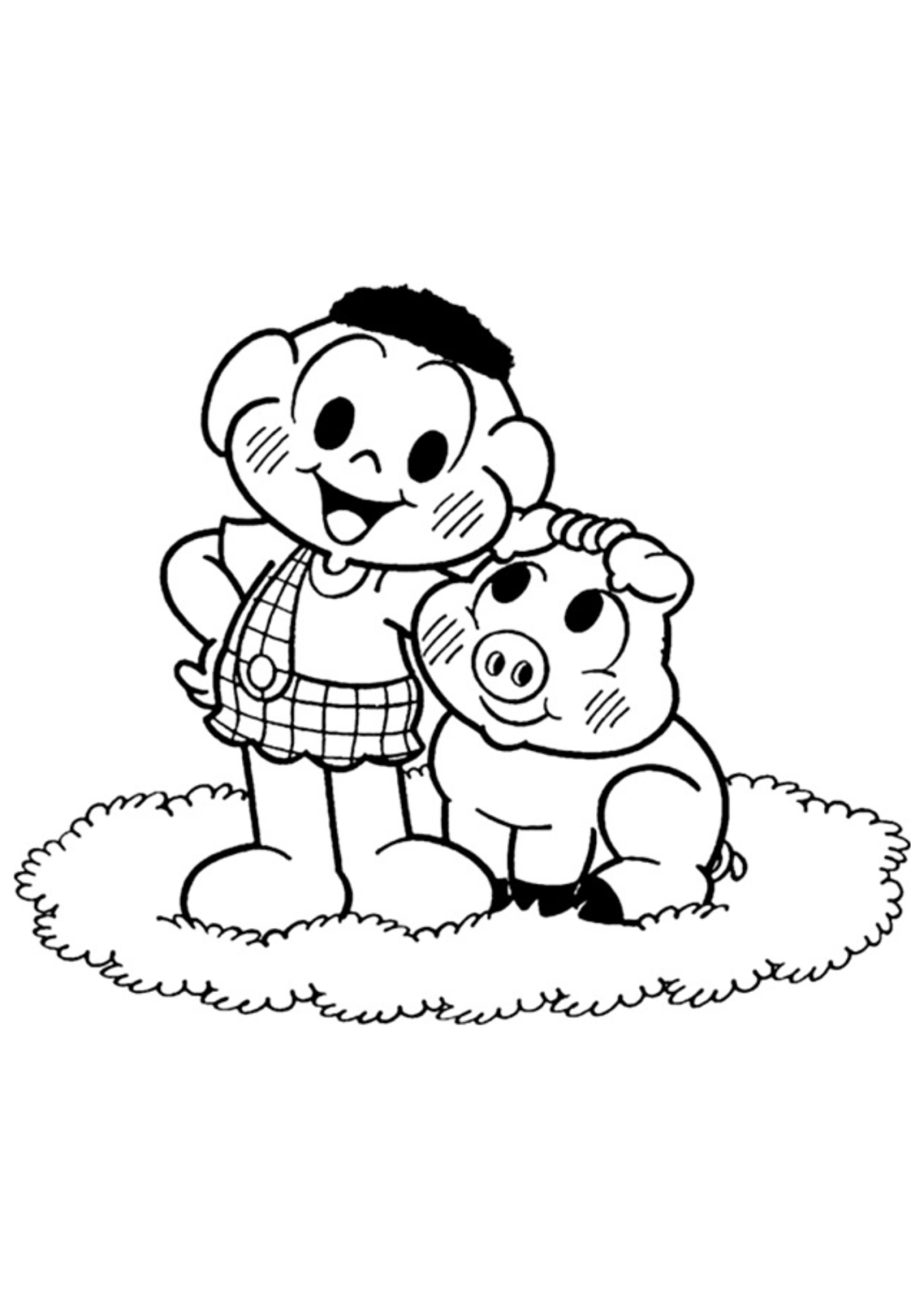 Desenho para Colorir Cascão