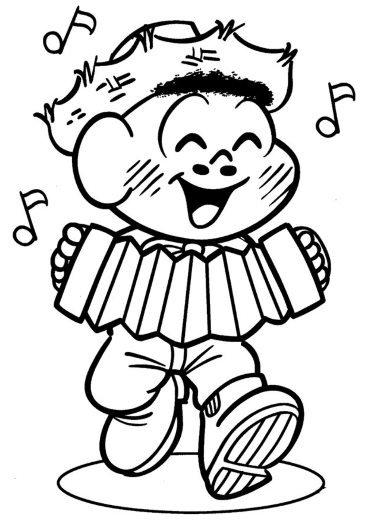 Desenho para Colorir Cascão