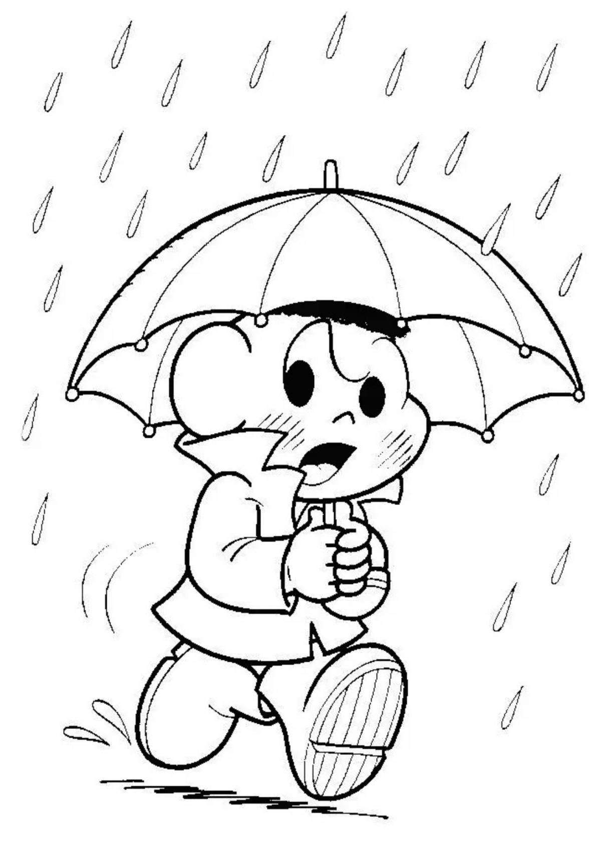 Desenho para Colorir Cascão