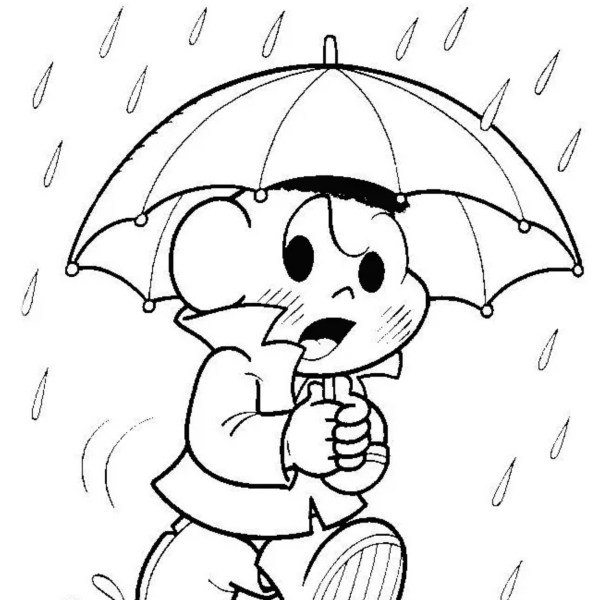 Desenho para Colorir Cascão