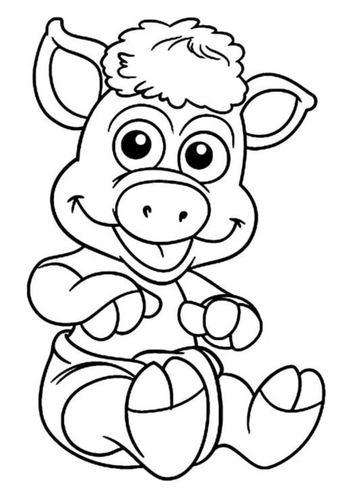 Desenho para Colorir Cocoricó