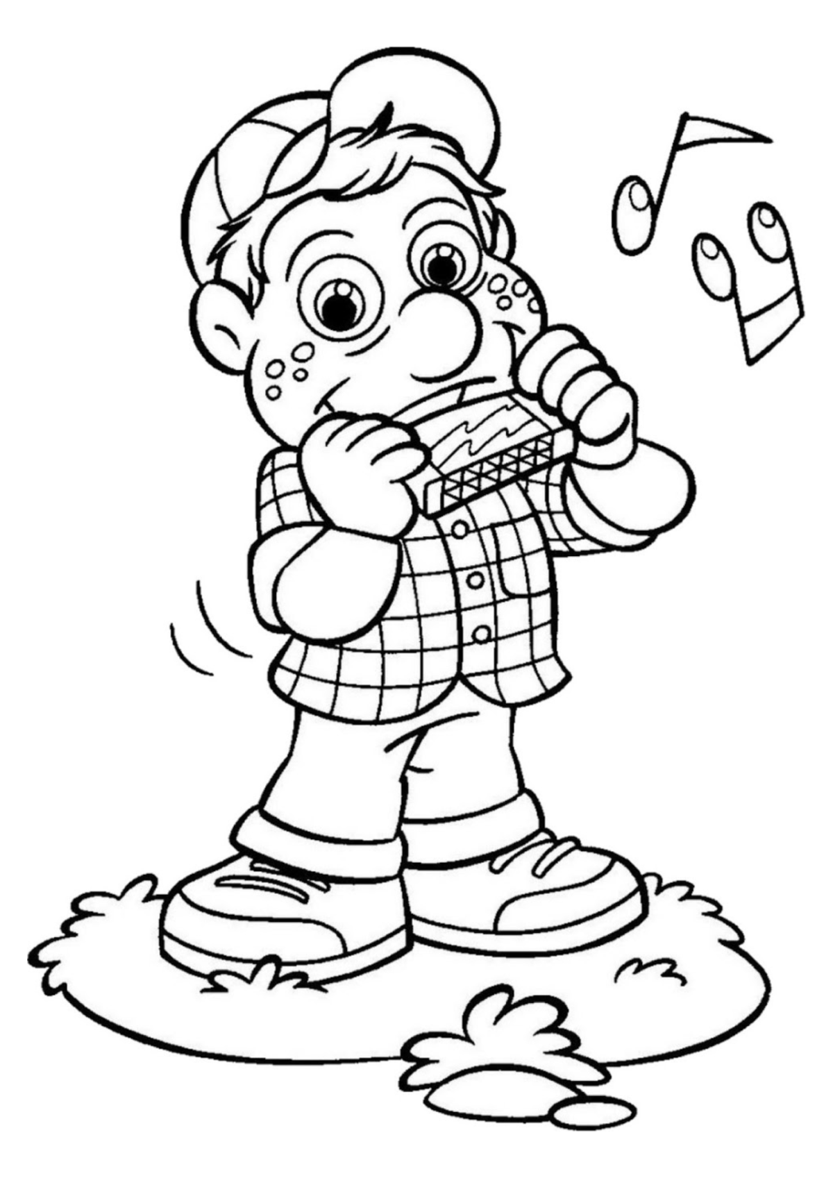 Desenho para Colorir Cocoricó