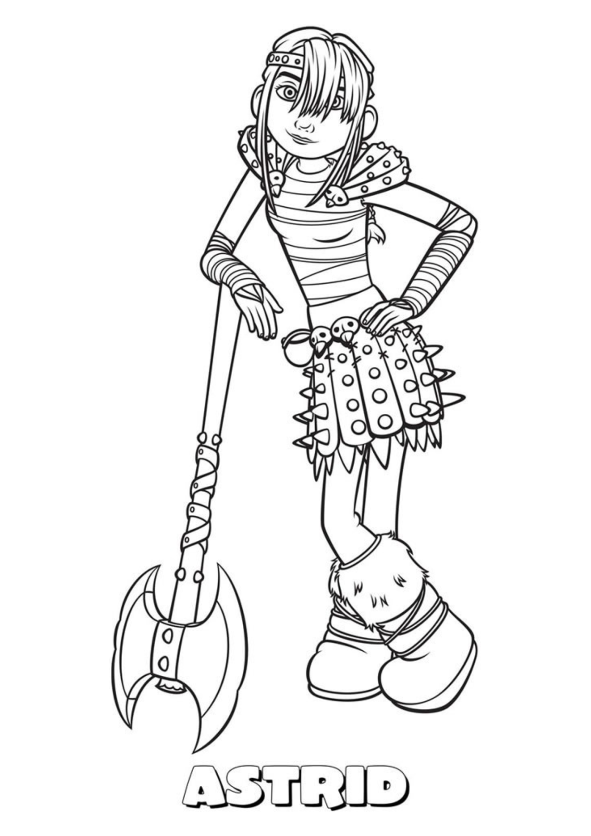 Desenho para Colorir Como Treinar o Seu Dragão
