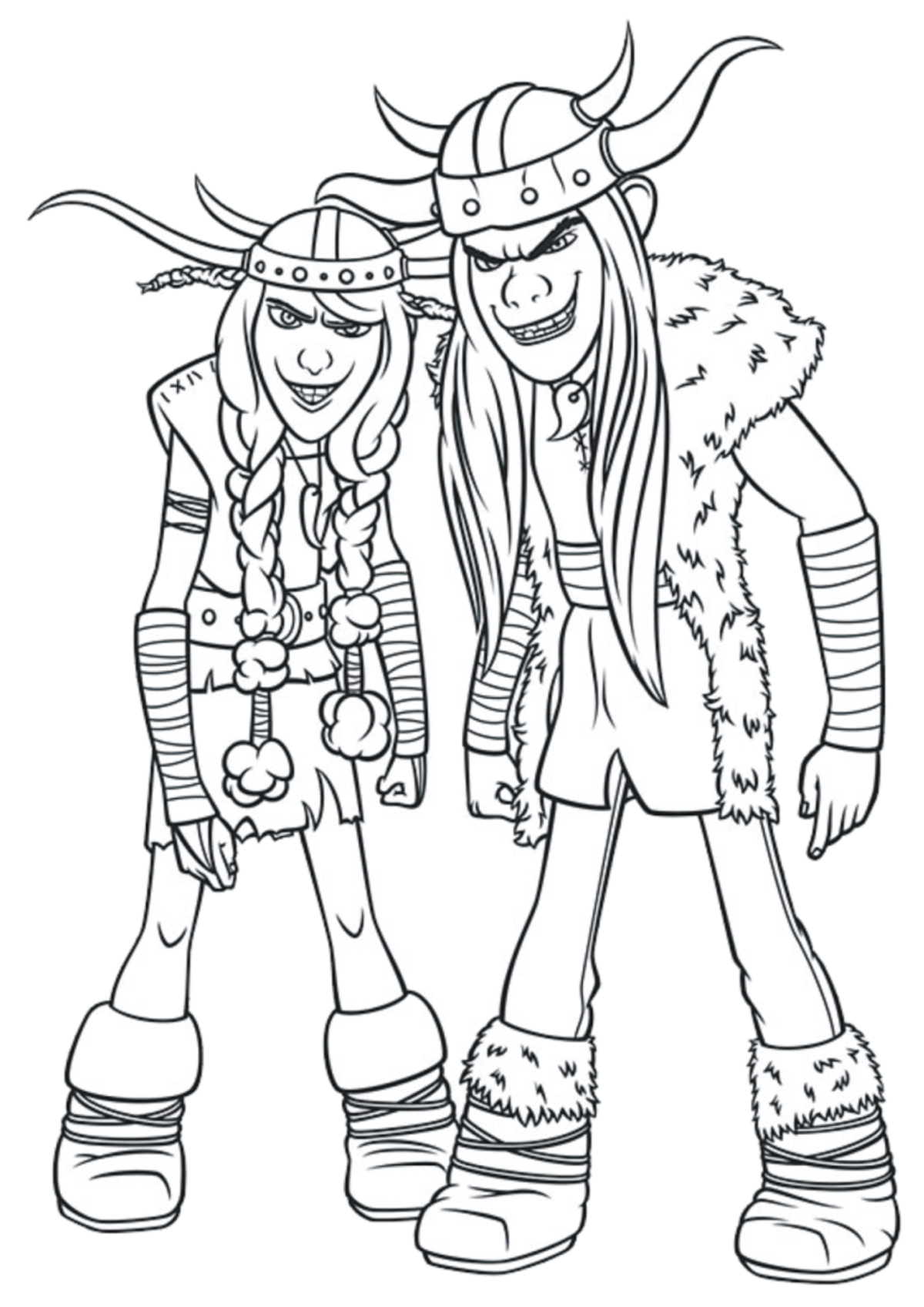 Desenho para Colorir Como Treinar o Seu Dragão
