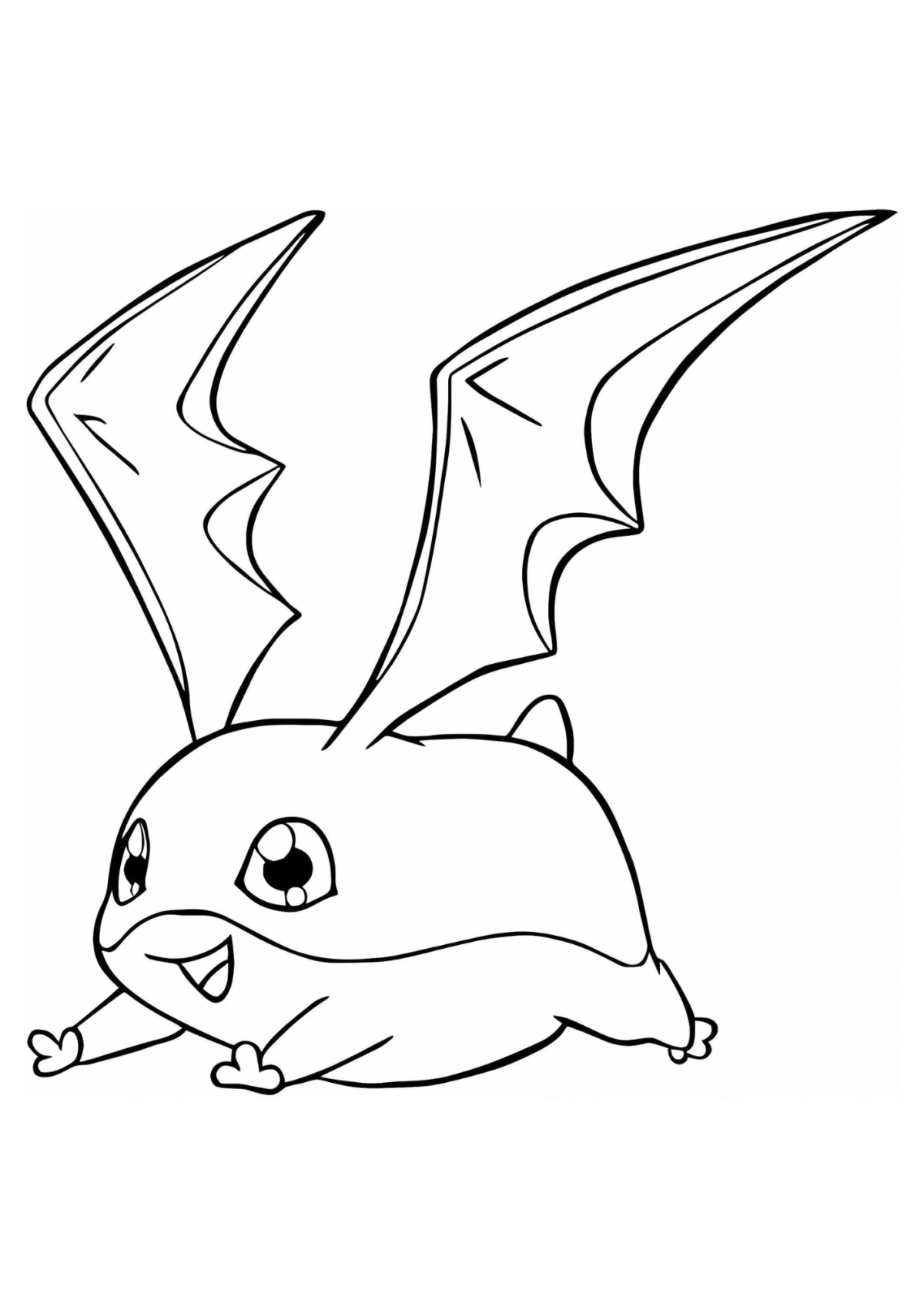 Desenho para Colorir Digimon