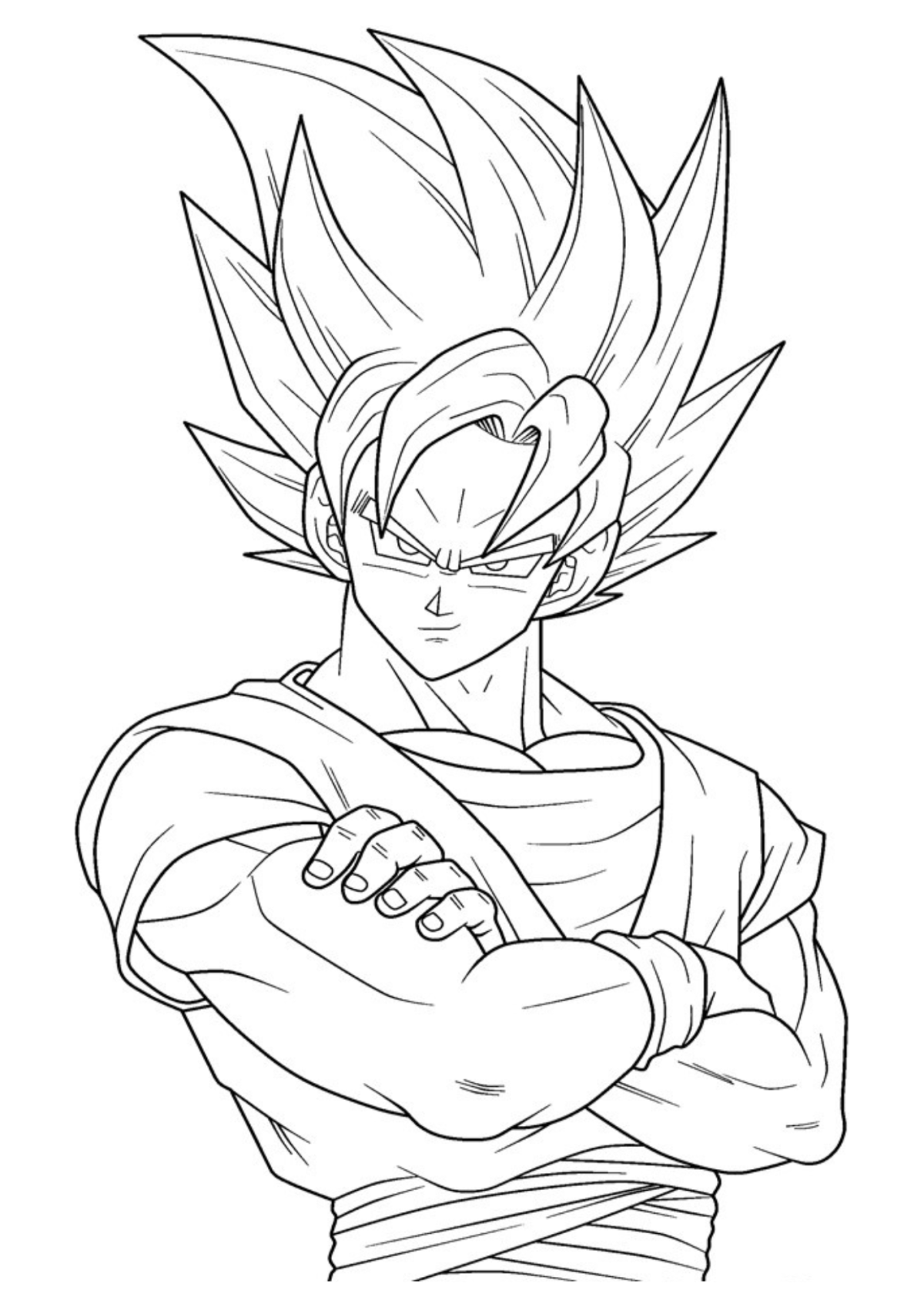 Desenho para Colorir Dragon Ball