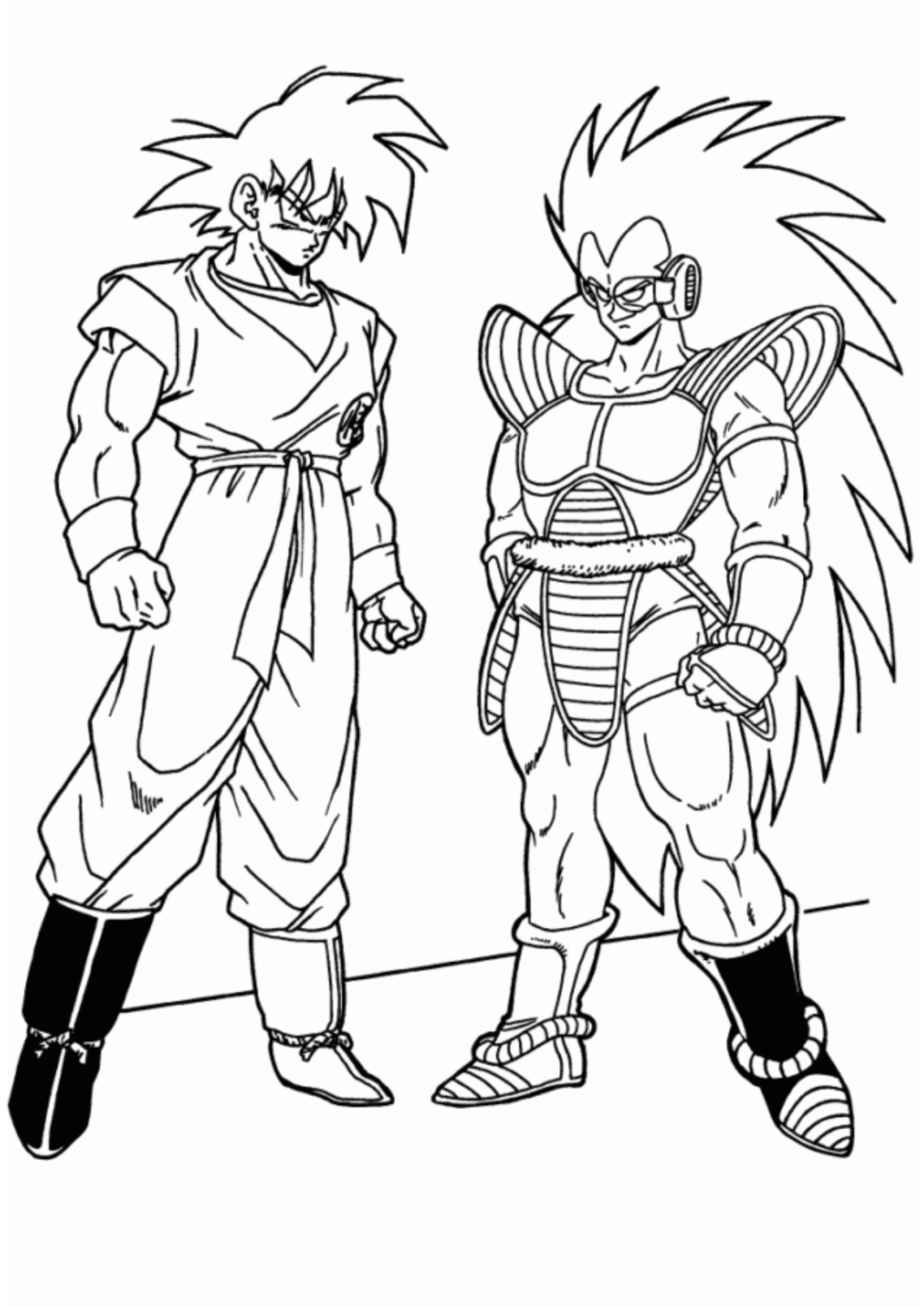 Desenho para Colorir Dragon Ball
