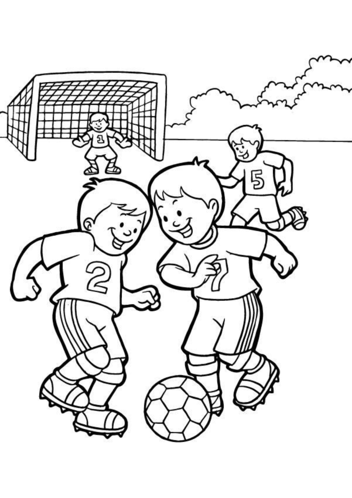 Desenho para Colorir Esporte
