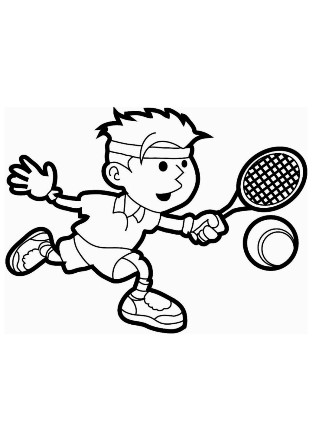 Desenho para Colorir Esporte