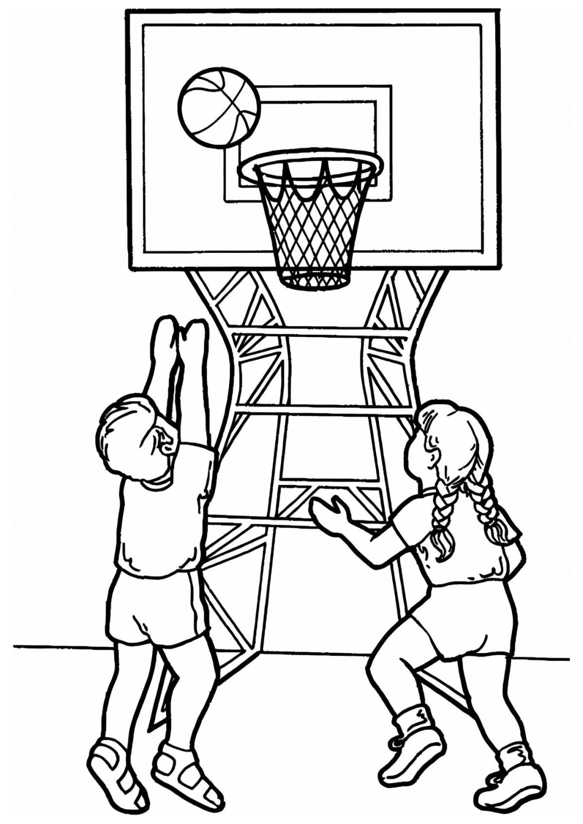 Desenho para Colorir Esporte