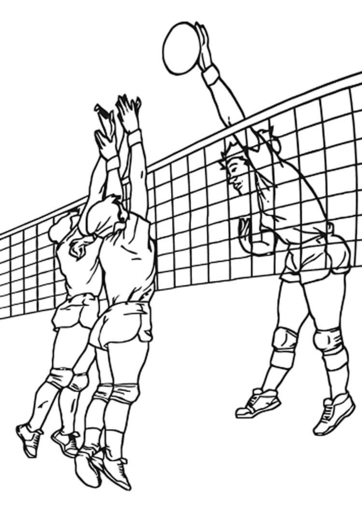 Desenho para Colorir Esporte