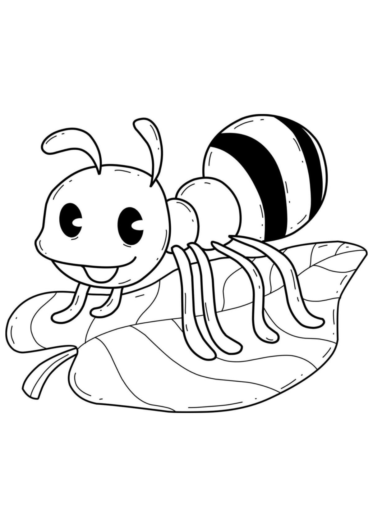 Desenho para Colorir Formiga