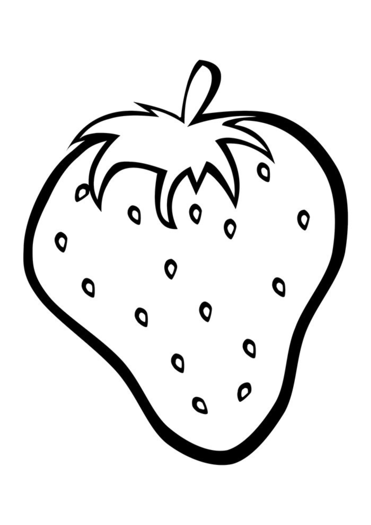 Desenho para Colorir Frutas