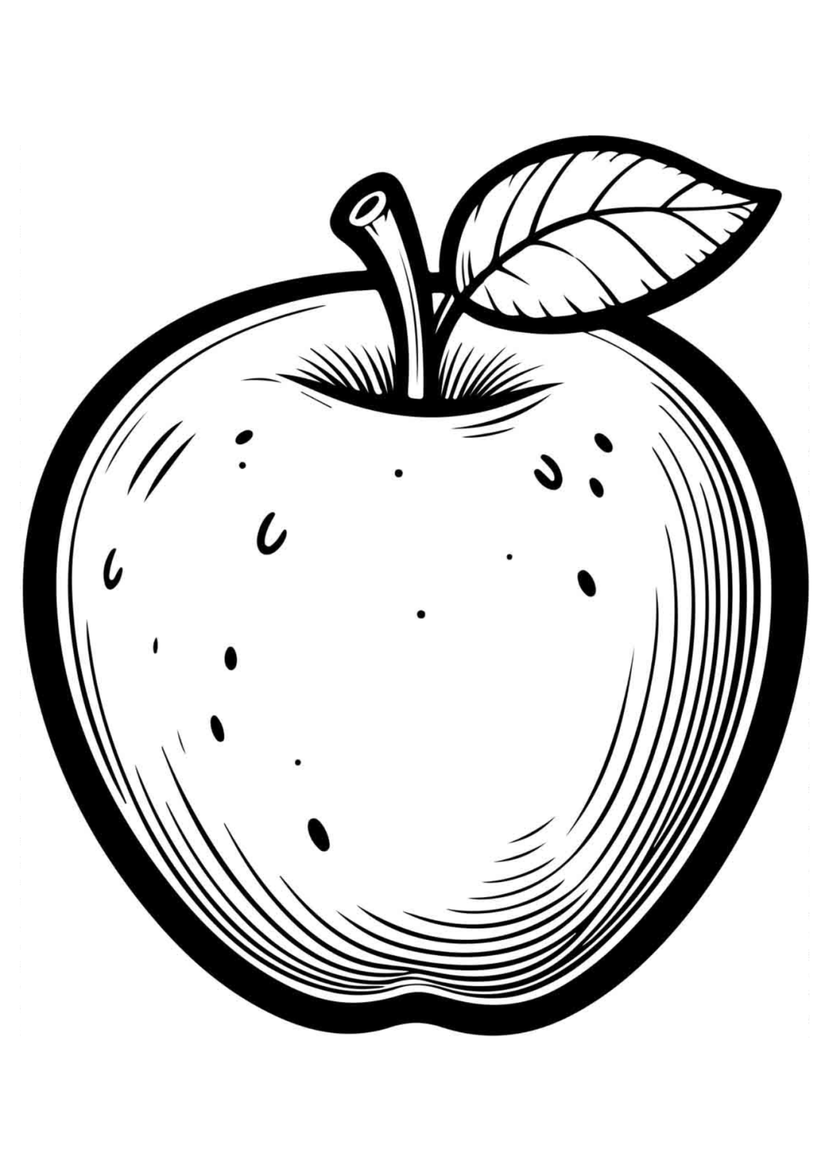 Desenho para Colorir Frutas