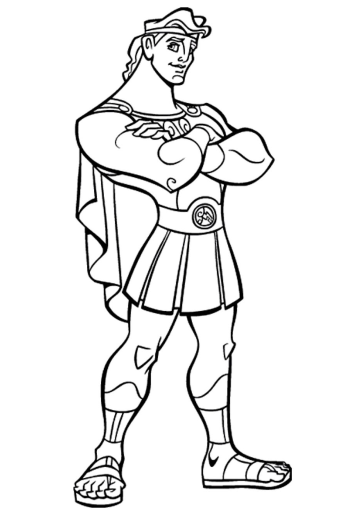 Desenho para Colorir Hércules