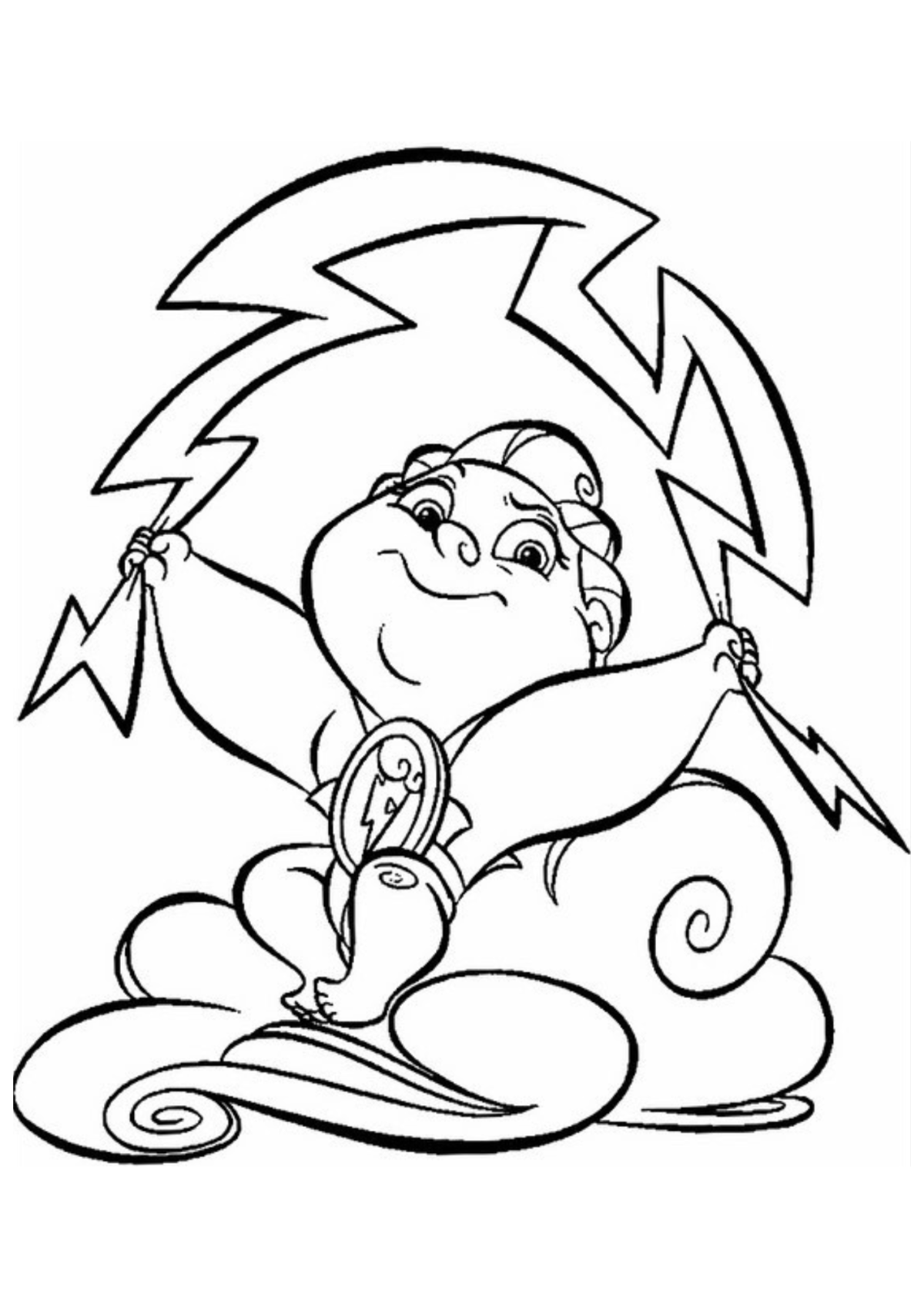 Desenho para Colorir Hércules