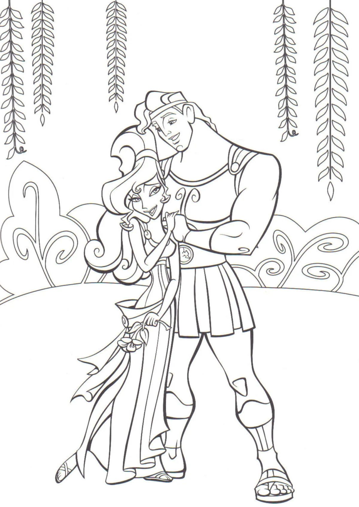 Desenho para Colorir Hércules