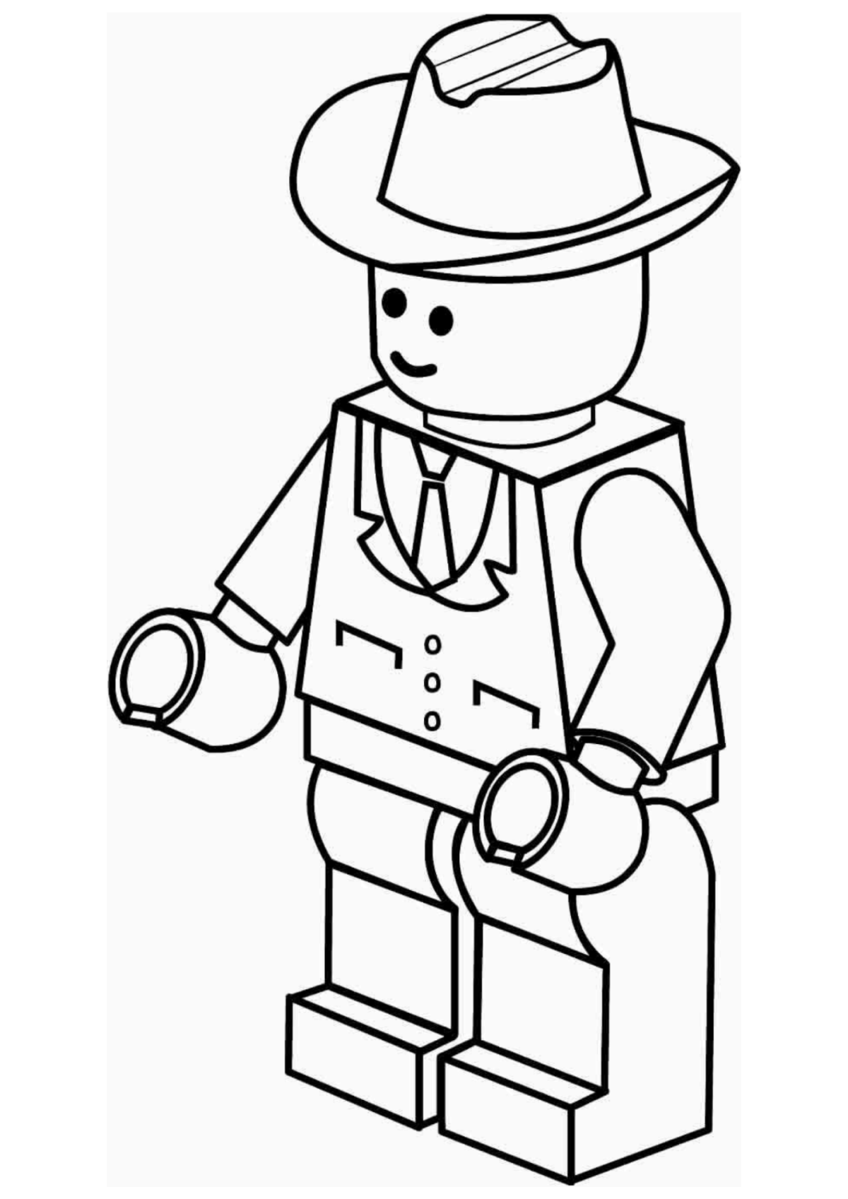 Desenho para Colorir Lego