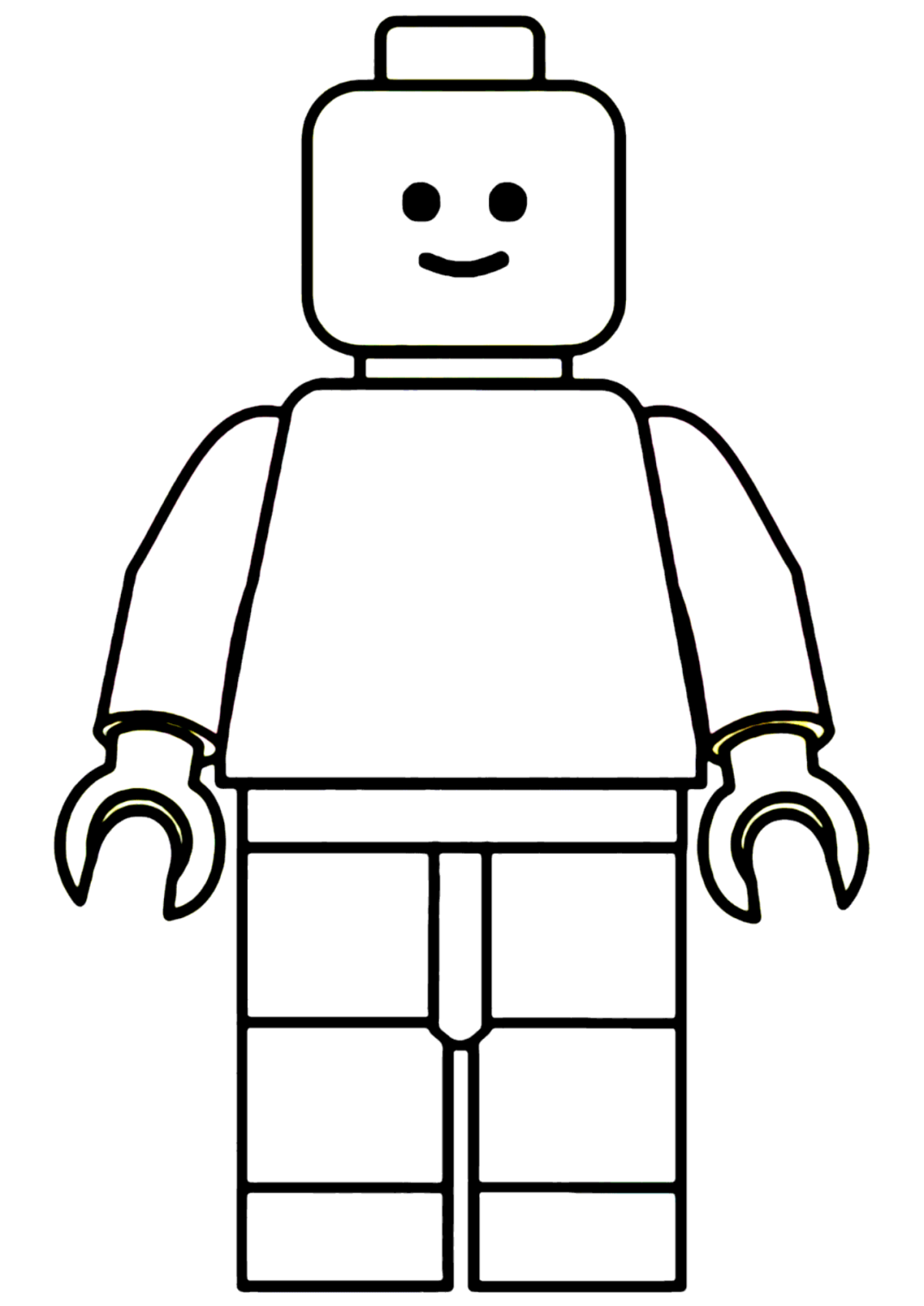 Desenho para Colorir Lego