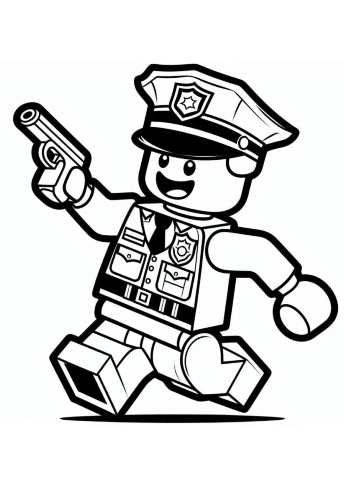 Desenho para Colorir Lego