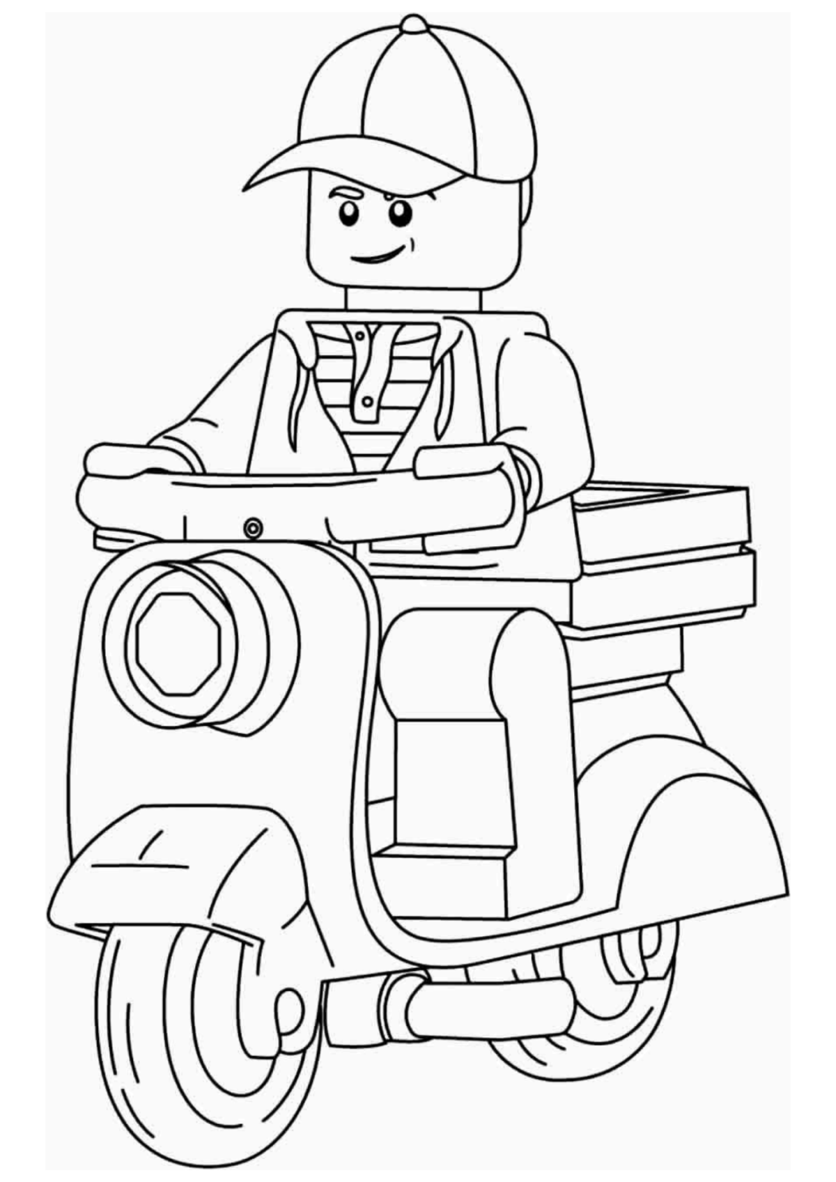 Desenho para Colorir Lego