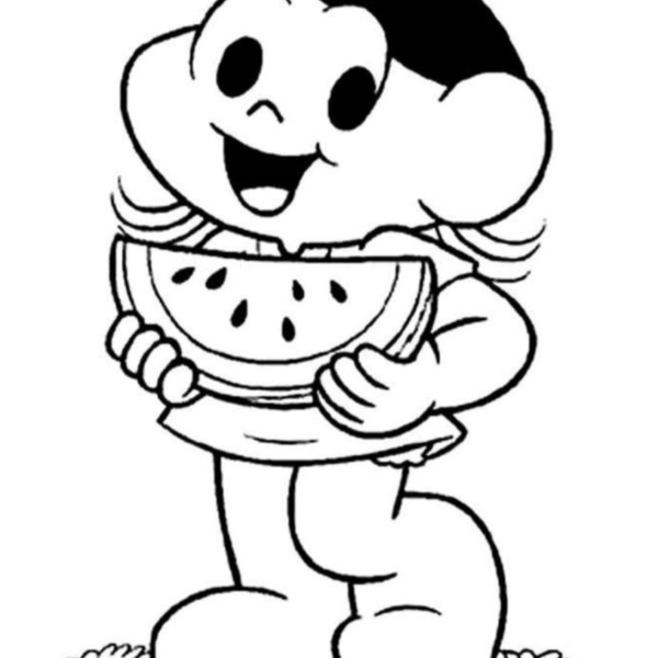 Desenho para Colorir Magali