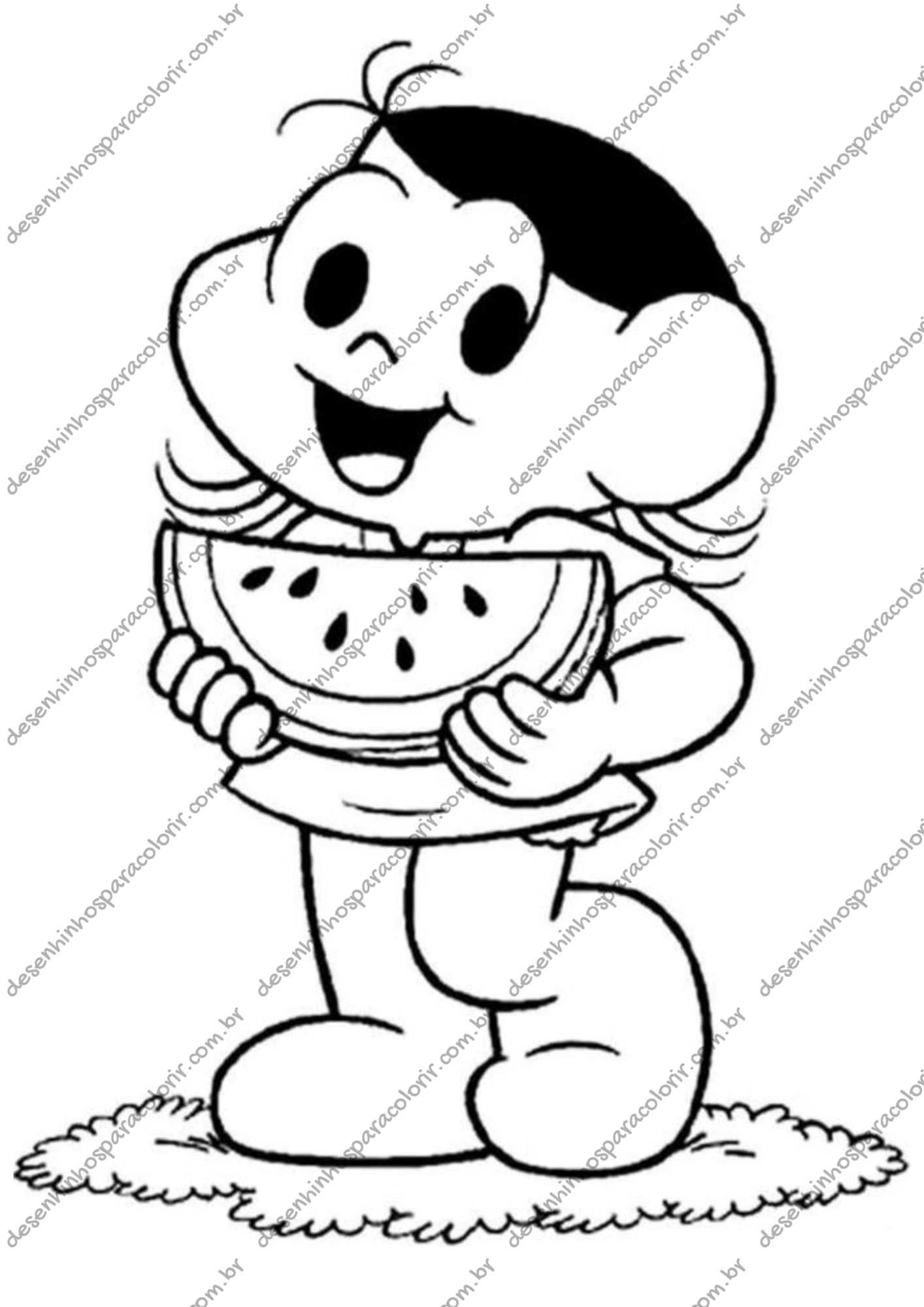 Desenho para Colorir Magali Desenho para Colorir Magali