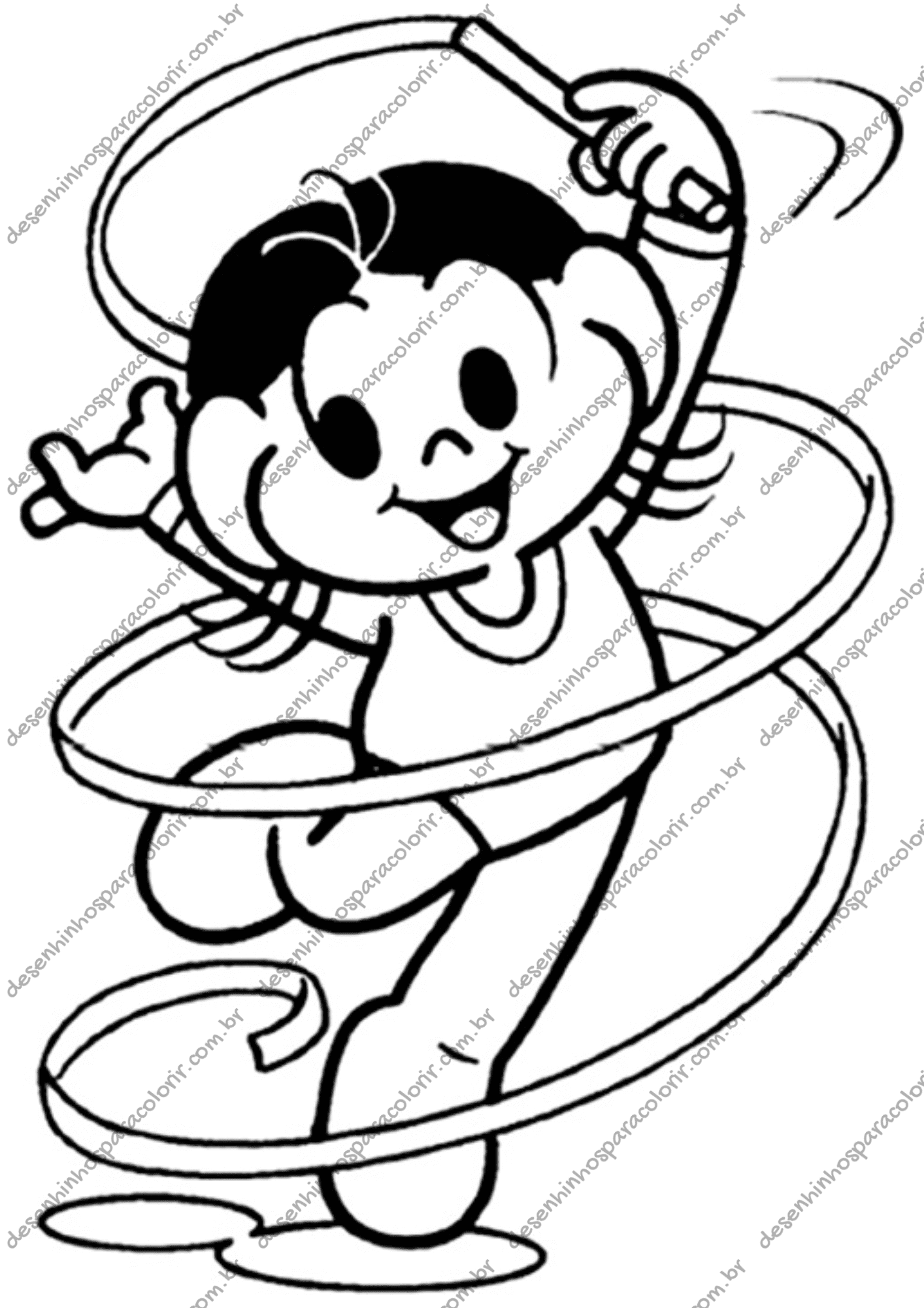 Desenho para Colorir Magali Desenho para Colorir Magali